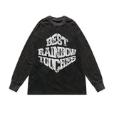 Harajuku Streetwear – Rainbowtouches Washed Men Long T Shirt Vintage Fashion Funny – Edgy Streetwear for All Genders