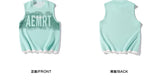 Y2k Oversized shirt – Hip Hop Street Mens Tank Tops Retro Gradient Letter Print Sl