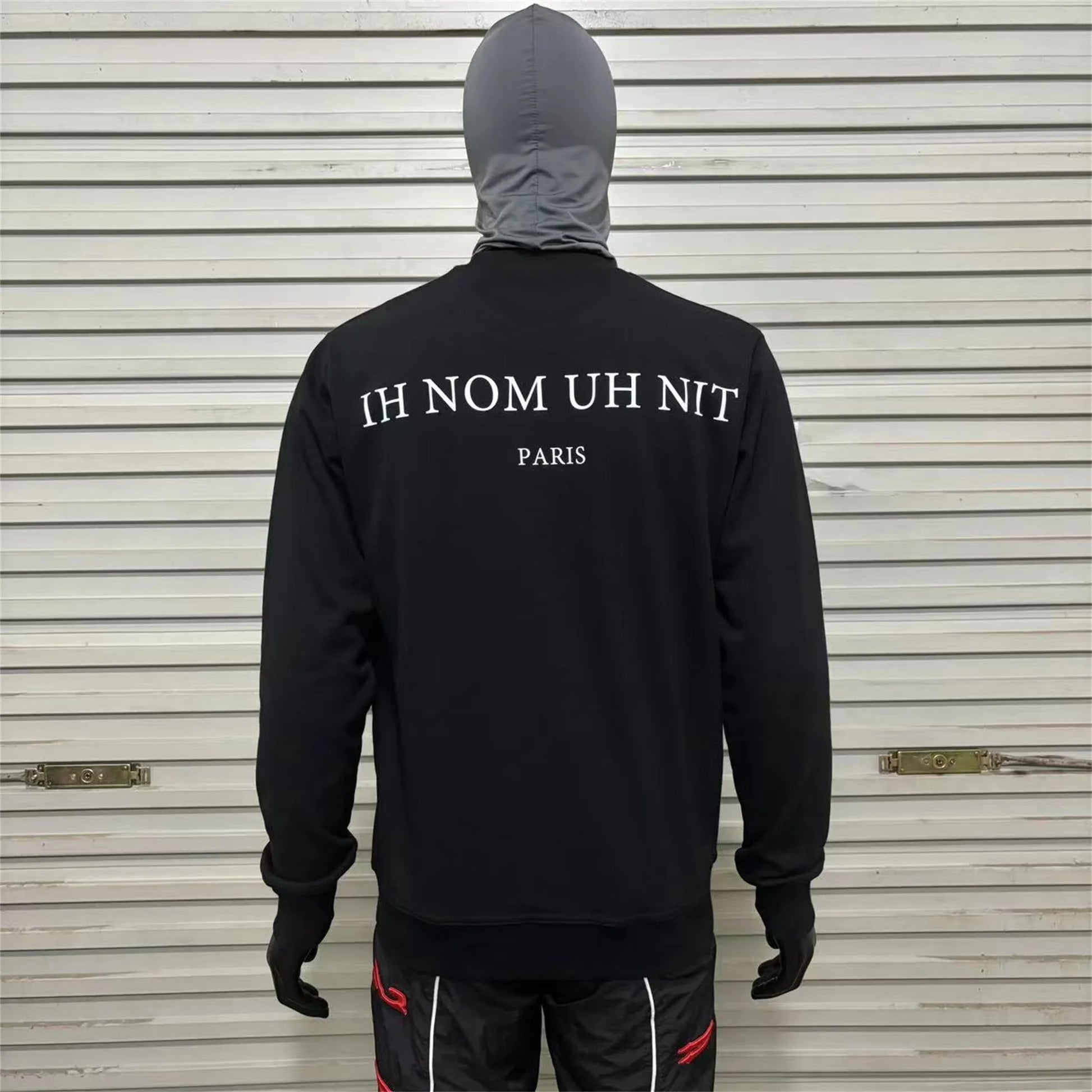 Vaporwave hoodie with bold pastel and neon elements