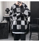 varsity graphic knit, unisex street look, trendy streetwear apparel for men and women