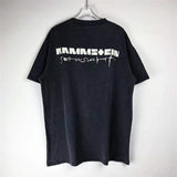 anime oversized shirt featuring vtg germany rock band retro portrait print washed old casual oversize cotton high street tops t shirts