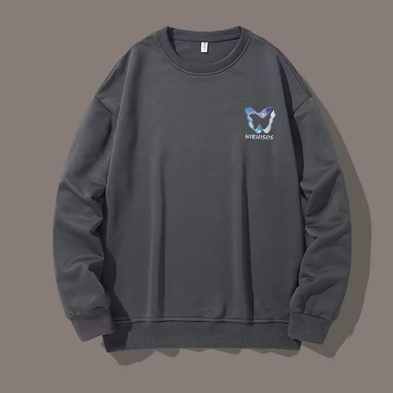 Spring Autumn Long Sleeve Mens Hoodies Korean Fashion Streetweat Print