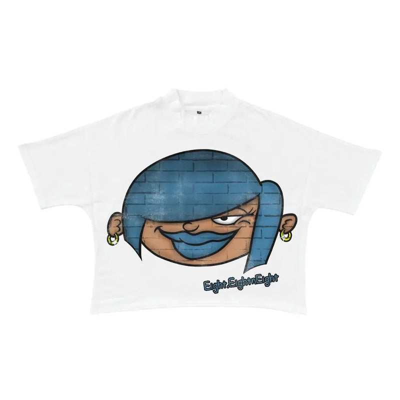 Trap Vault T-Shirt – Iced Dollar Flame Graphic Y2K Drip
