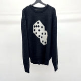 new 2022 men luxury winter gentleman classic mohair dice knit casual sweaters pullover asian size high drake r014 - soft fleece-lined outerwear, oversized streetwear hoodie, graphic printed hoodie for men and women