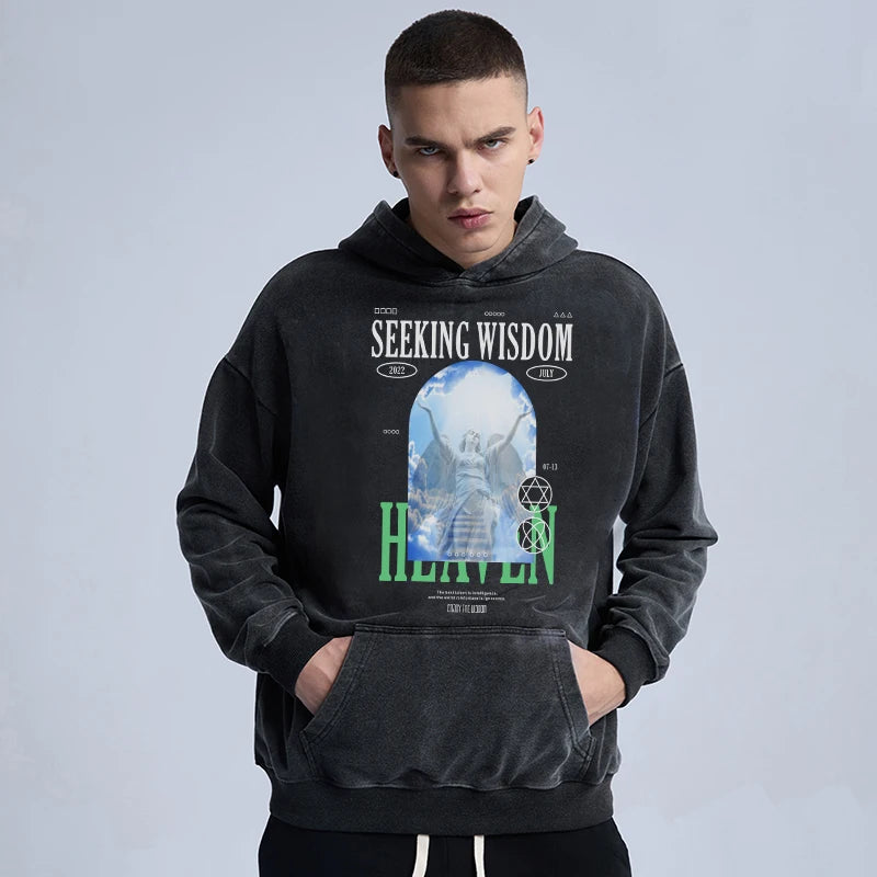 cyberpunk aesthetic drop featuring rainbowtouches washed hoodie vintage oversized men high street dog printing fashion hip hop unisex loose mens graphic hoodies