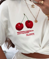 Urban Heat Tee – Graffiti Drip Flame and Retro Crown Print
