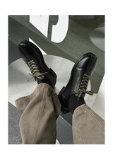 Vintage Casual Leather Shoes Men Women Streetwear Fashion Lightweight Commute Business Leather Derby Shoes