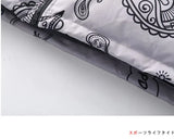 Men Japanese Streetwear Puffer Jackets 2023 Winter Mens Full Print Fashions Bubble Coat Couple Patchwork Thick Parkas