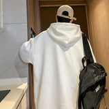New Gothic Butterfly Printed Hooded Sweatshirt For Men Y2K Harajuku Fa