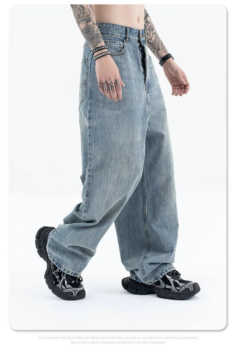 Wash old jeans