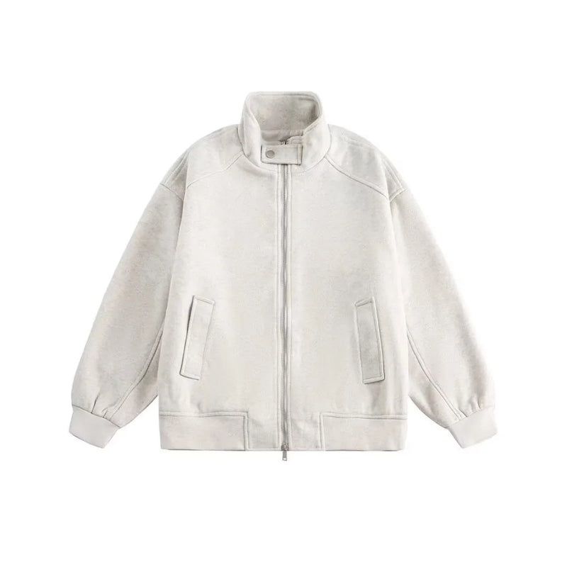 Autumn New Stand Collar Sports Jacket Mens Korean Couple College High