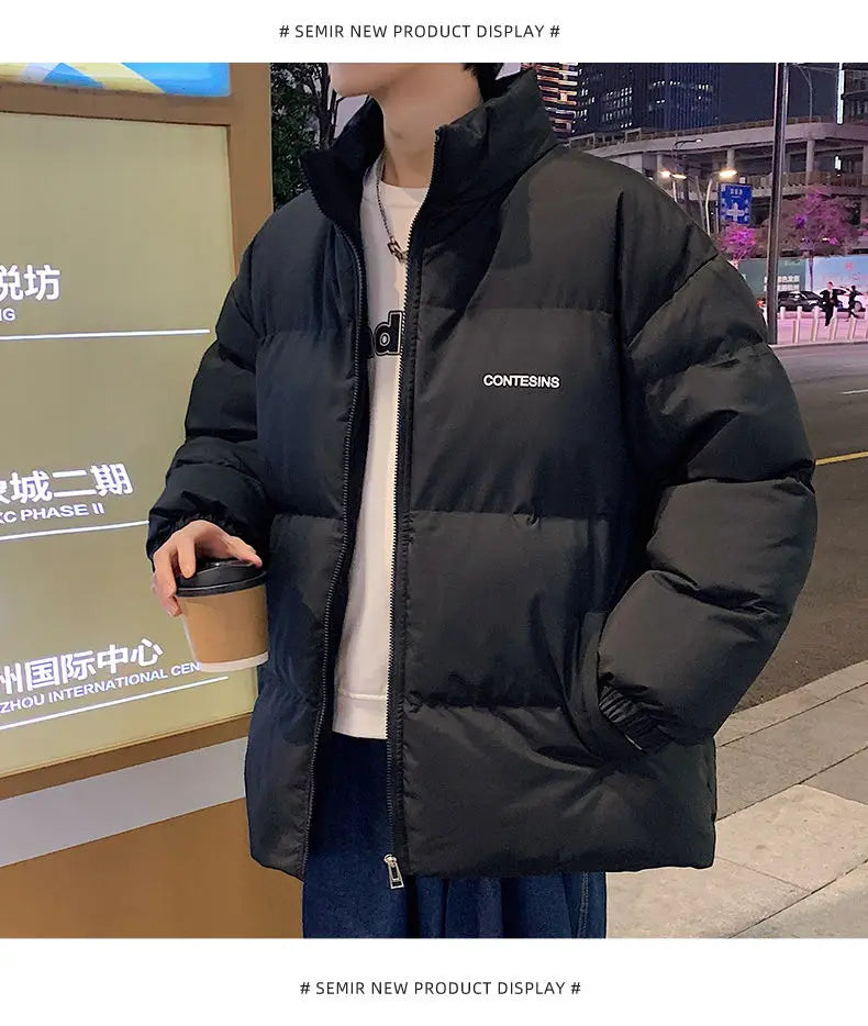 Autumn And Winter Thickened Cotton Coat Students 2024 New Down Cotton
