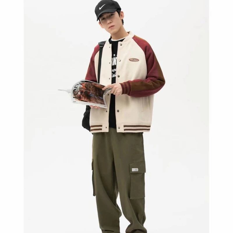 techwear zip bomber, urban street style, mens fashion