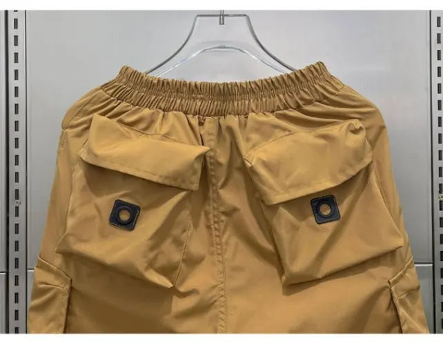 mens shorts loose large size multi pocket overalls summer cotton comfortable cargo pants outdoor casual sports beach pants unique cargo style 1572