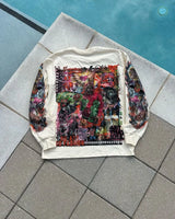 Harajuku Aesthetic print tee – Y2K Street Rock Hip Hop Anime Printed Long Sleeved Top Men A