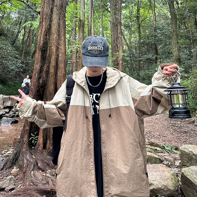 graphic winter jacket, 2025 streetwear trend, cool weather