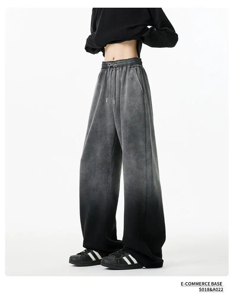 gradient sport pant men women loose casual streetwear fashion hip hop track jogger sweatpants couple plus size trousers unique joggers style 1660