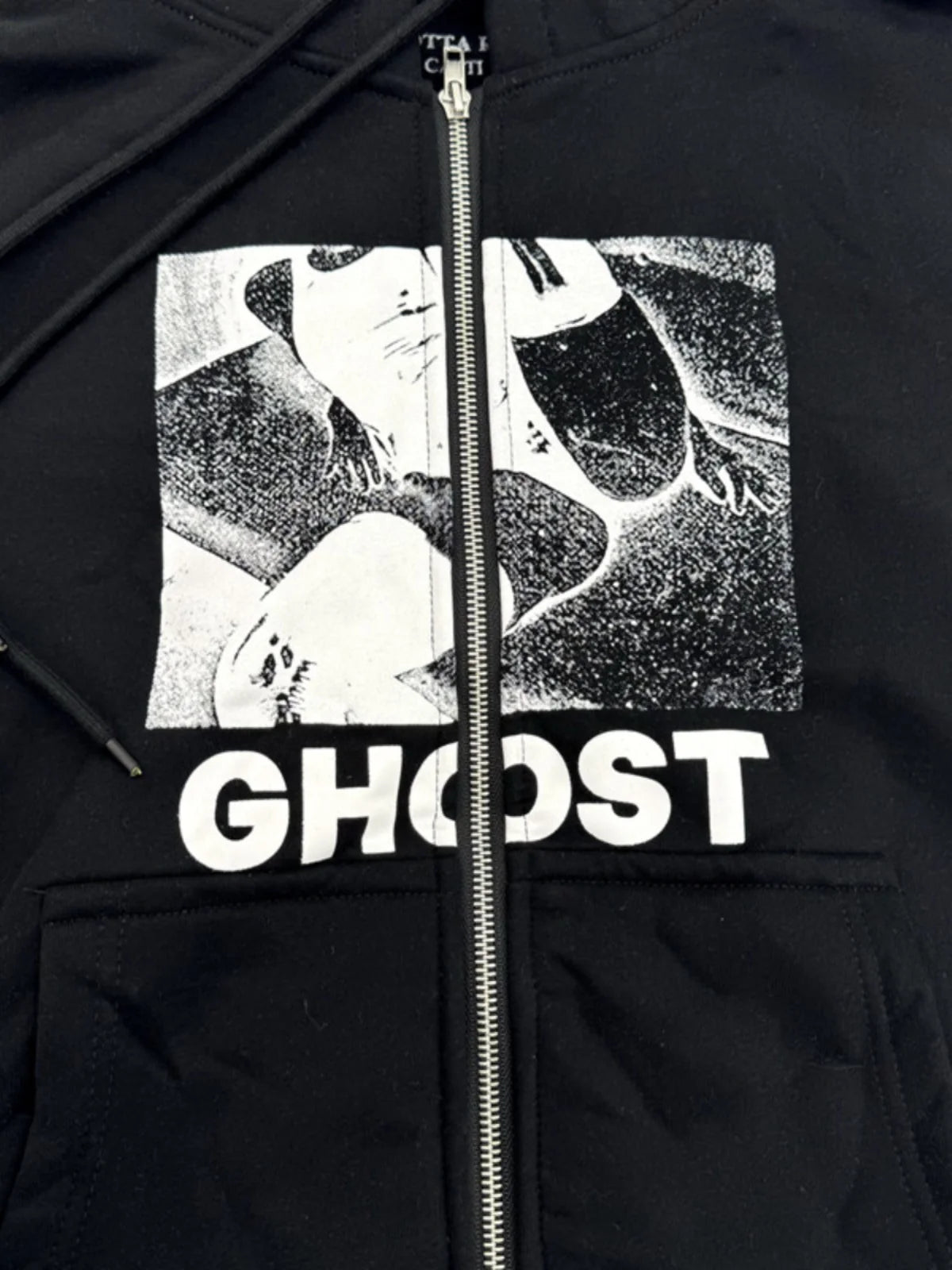 gothic chrome print featuring new arrivals playboi carti whole lotta red ghost destroy lonely pullover hoodies hoody hooded sweatshirts velvet cotton u39