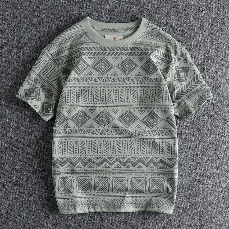 Y2k Tribal flame – Korean Summer Street Men And Women Trendy Personalized Print