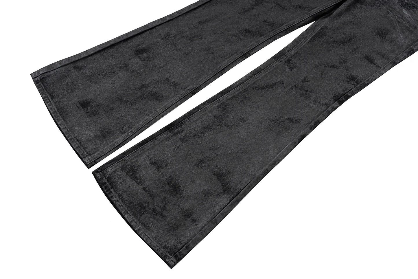 high street hand brushed glue sparkling baggy flare jeans for men y2k pantalones hombre leather pants oversized denim trousers 3 unique jeans style 1340