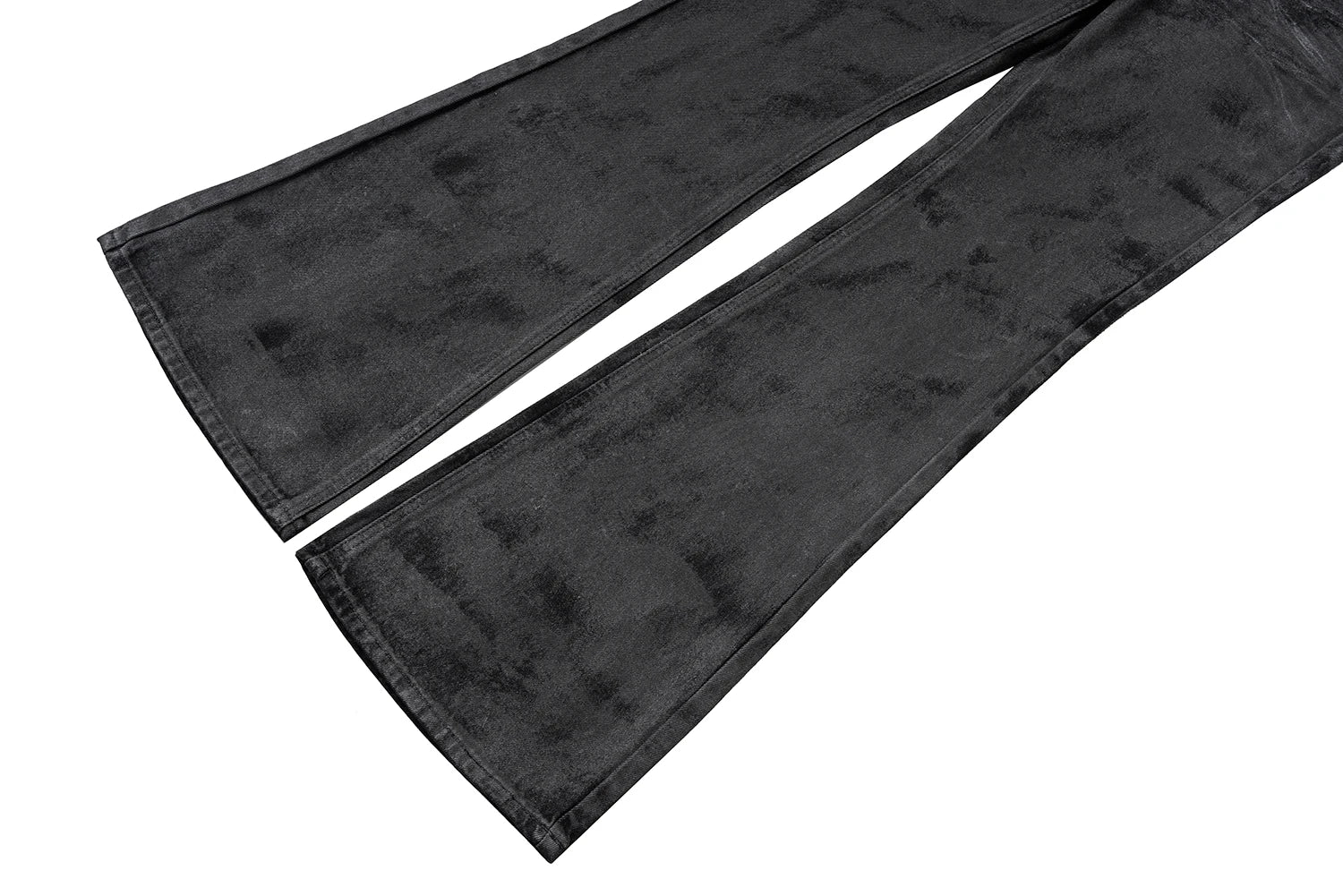high street hand brushed glue sparkling baggy flare jeans for men y2k pantalones hombre leather pants oversized denim trousers 3 unique jeans style 1340