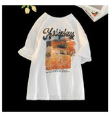 Cyberpunk Broken heart – American Retro Trend Cotton Printed Graphic T Shirt For Coup