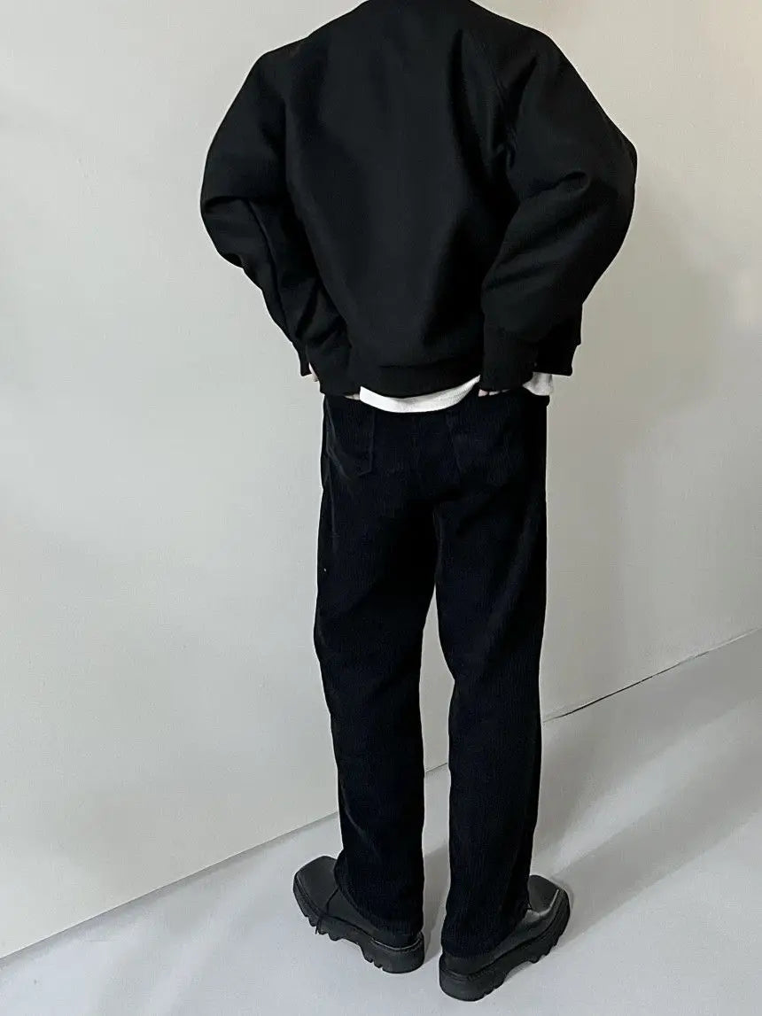 Club Paradise Limited Autumn and Winter Korean Grey Stand Up…