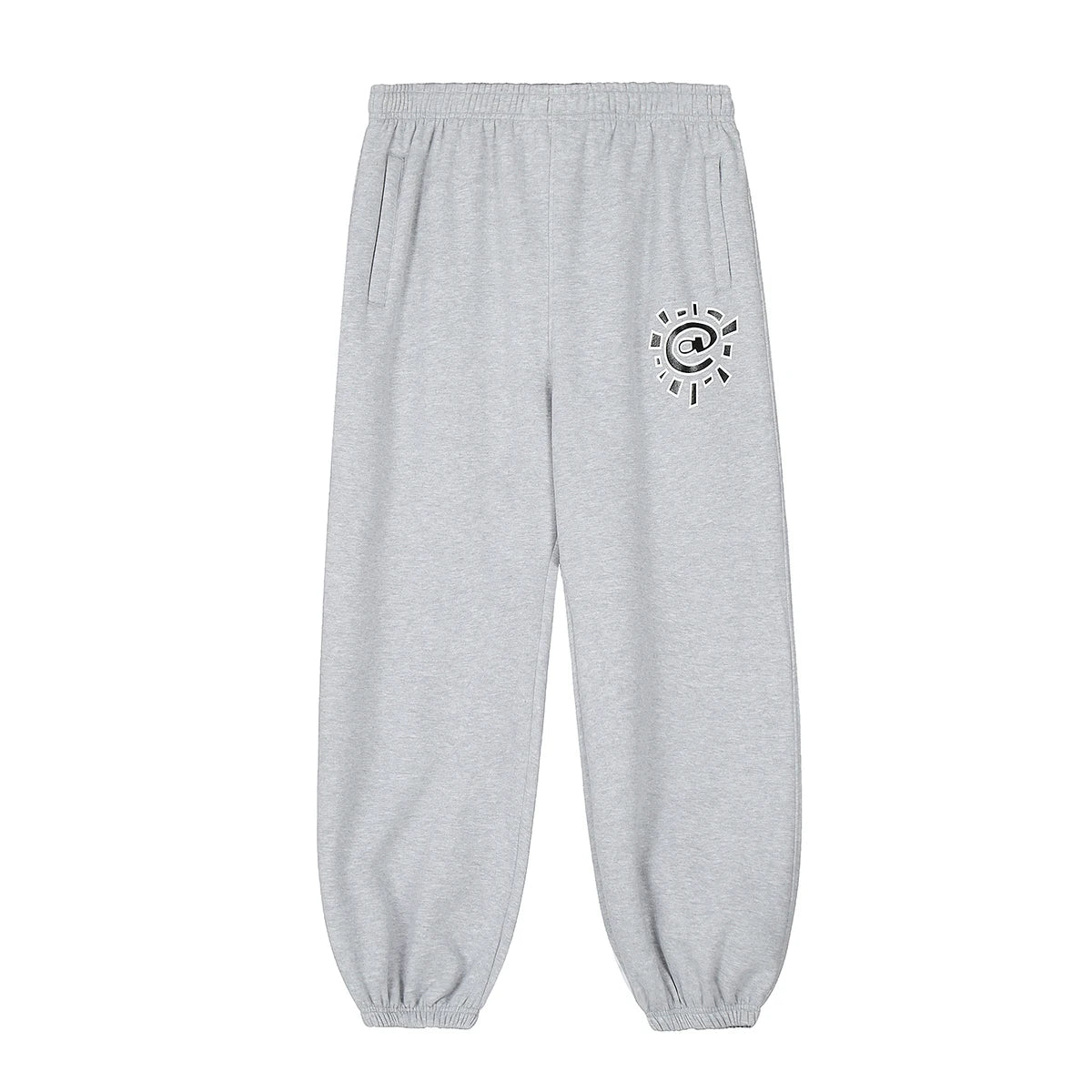 high street letter print fleece joggers sweatpants for men and women solid baggy casual trousers oversized loose sport pants casual joggers
