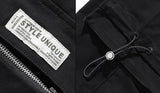hip hop loose fit elastic waist cargo pants fashion military pockets ankle trousers pants mens drewstring sweatpants joggers unique joggers style 4631