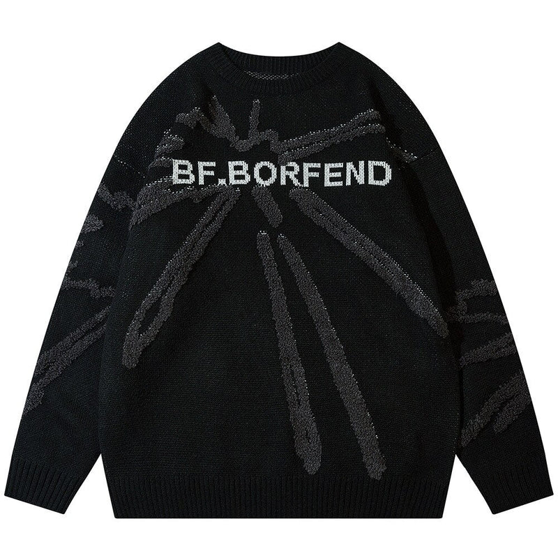 "Bored" Unisex Men Women Streetwear Graphic Sweater Daulet Apparel