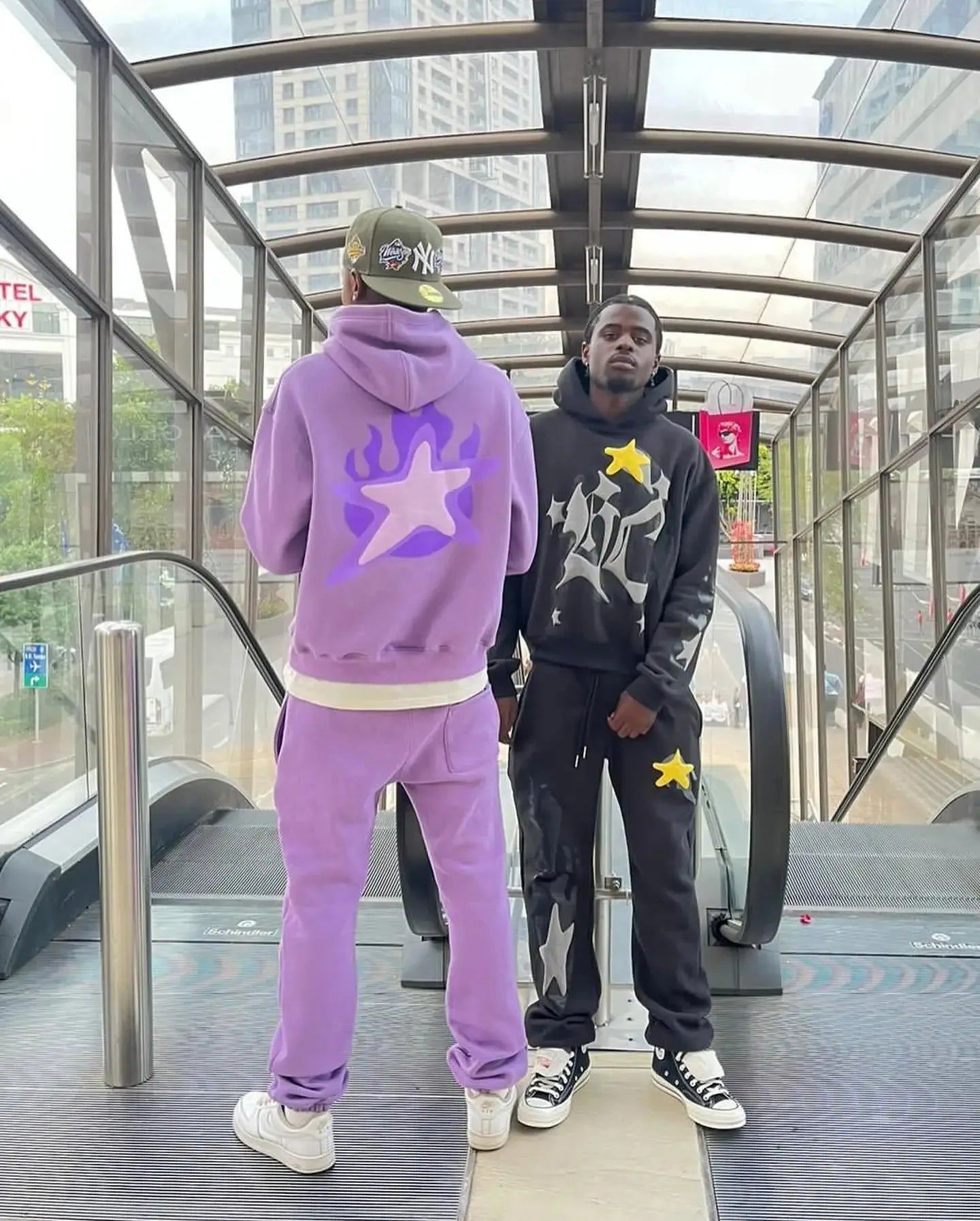 Couples Clothing Top Y2K Super Large Hooded Shirt With Letter Pattern