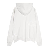 New Arrival ET Hotselling loads foam slogan print washed worn High-Street hoodie loose plush sweatshirt for men and women