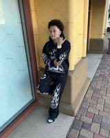 Y2K High Street Clothing Oversized Pullover Sweatshirt Mens 2023 Sprin