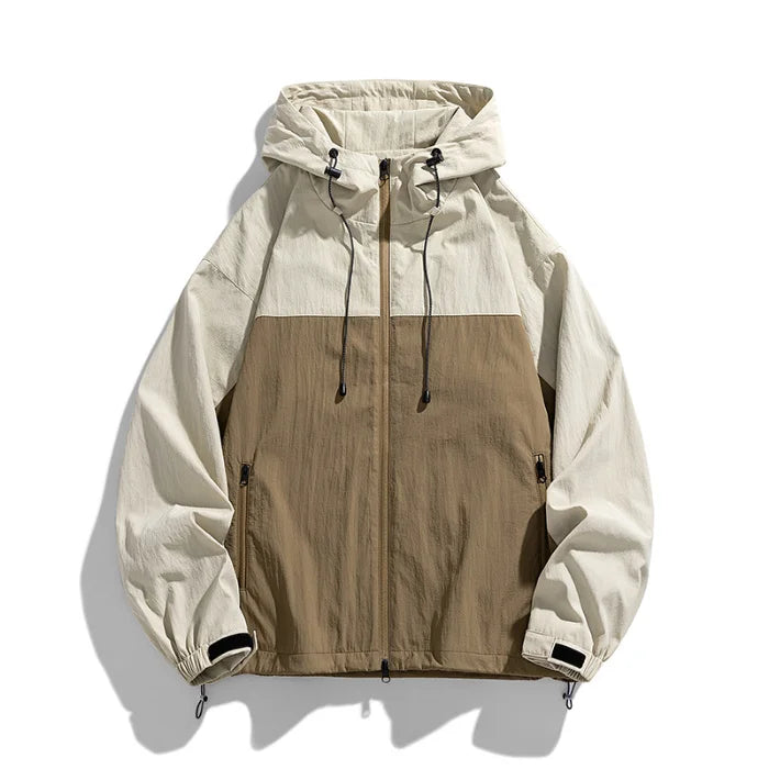 minimalist streetwear jacket, bold fashion piece, aesthetic