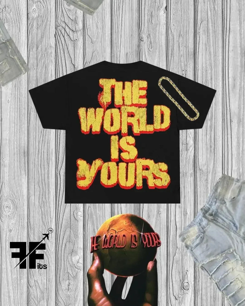 Y2K Manga Panel T-Shirt – Cry Scene Blur with Pastel Drip