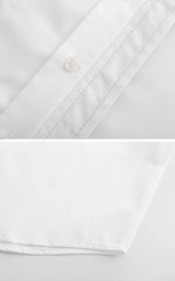 New 2021 Luxury Men Classic Embroidered bee stripe Ribbon Fashion Cotton Casual Shirts Shirt High Quality Short Sleeves A65