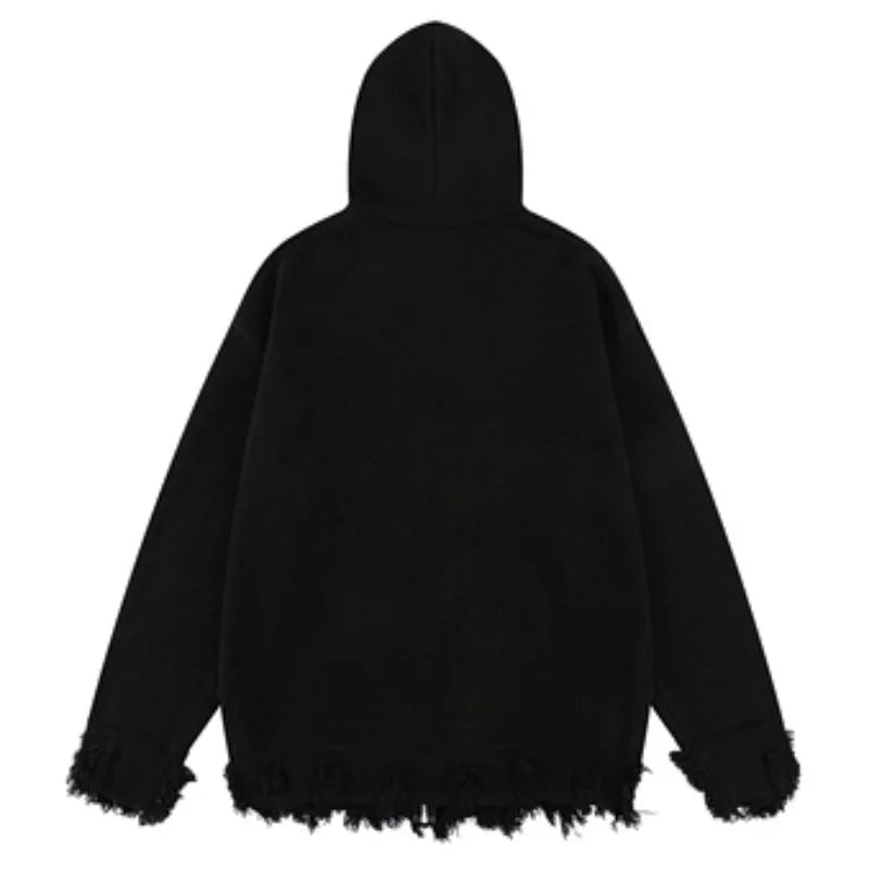 bold flame design top, high-street layer, cozy fashion fit, stylish street outfit, modern aesthetic appeal