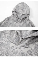 Vaporwave Drop – Fashion Paisy Hoodies Pullover Casual Suede Hooded – Streetwear Fashion for Men & Women
