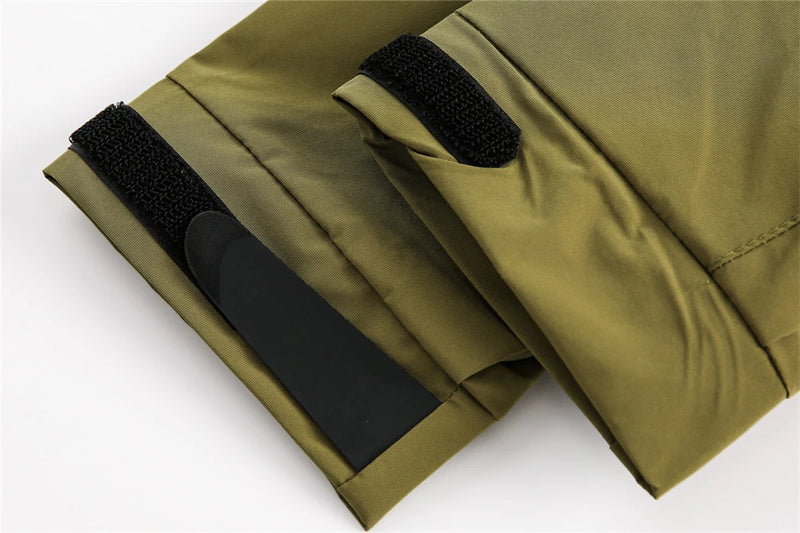 Hooded zip-up puffer parka minimalist bomber