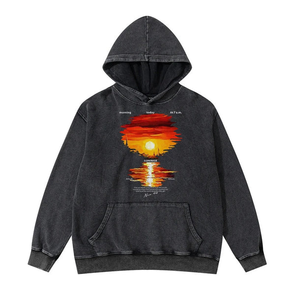 Y2K angelcore design featuring mens oversize long sleeve washed double zipper cardigan hoodies loose plus plush gradient womens hooded pullovers winter