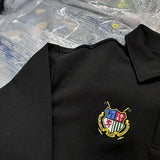 Polo shirt with lapel collar