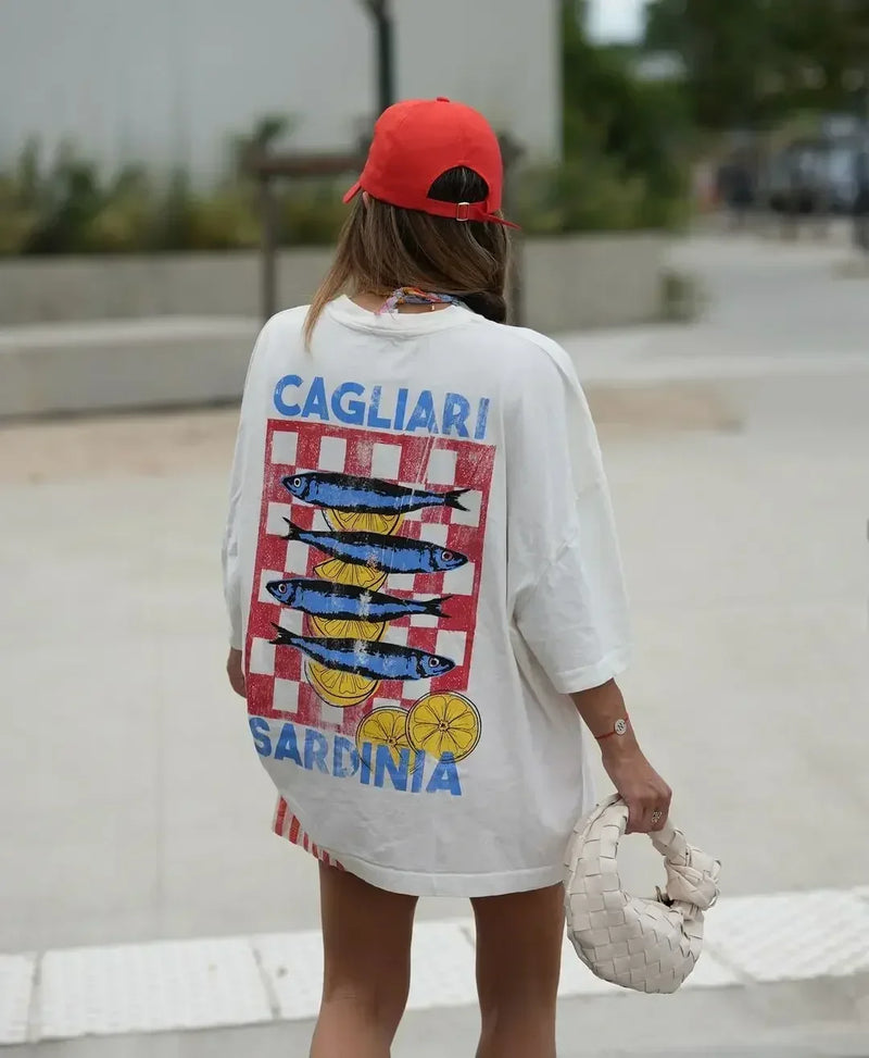 Trapwear T-Shirt – Harajuku Cherry Graphic T Shirts Oversized Summer Casual Y2K – Edgy Streetwear for All Genders