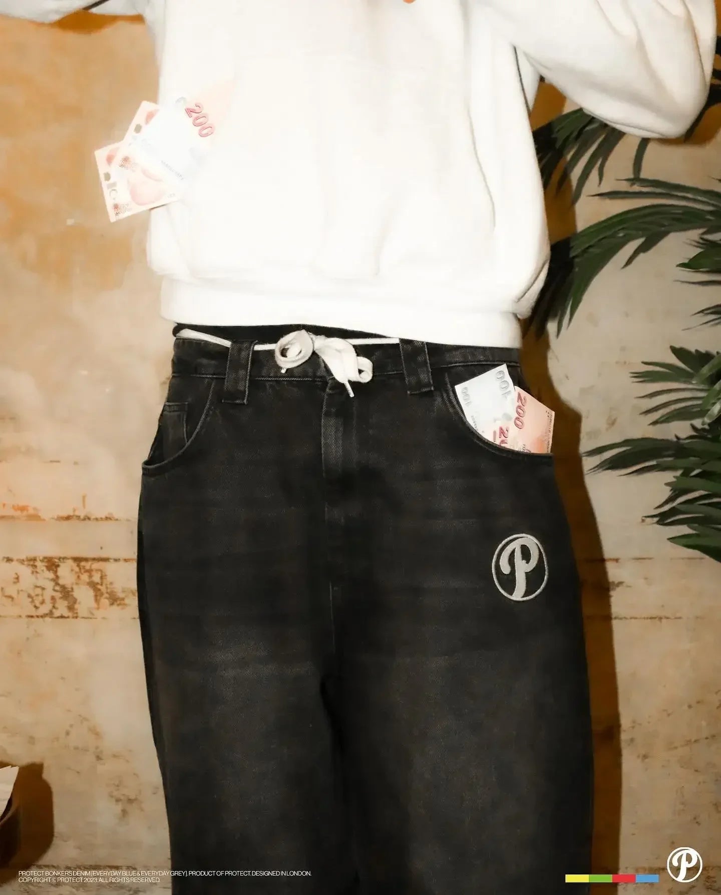 hip hop protect streetwear jeans y2k mens pants harajuku letter embroidery vintage blue baggy jeans high waist wide leg trouser unique jeans style 4108