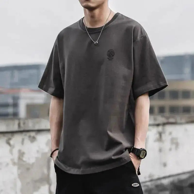 Cyberpunk Crying angel – Pure Cotton Short Sleeved T Shirt For Men New Fashion Ins Lo