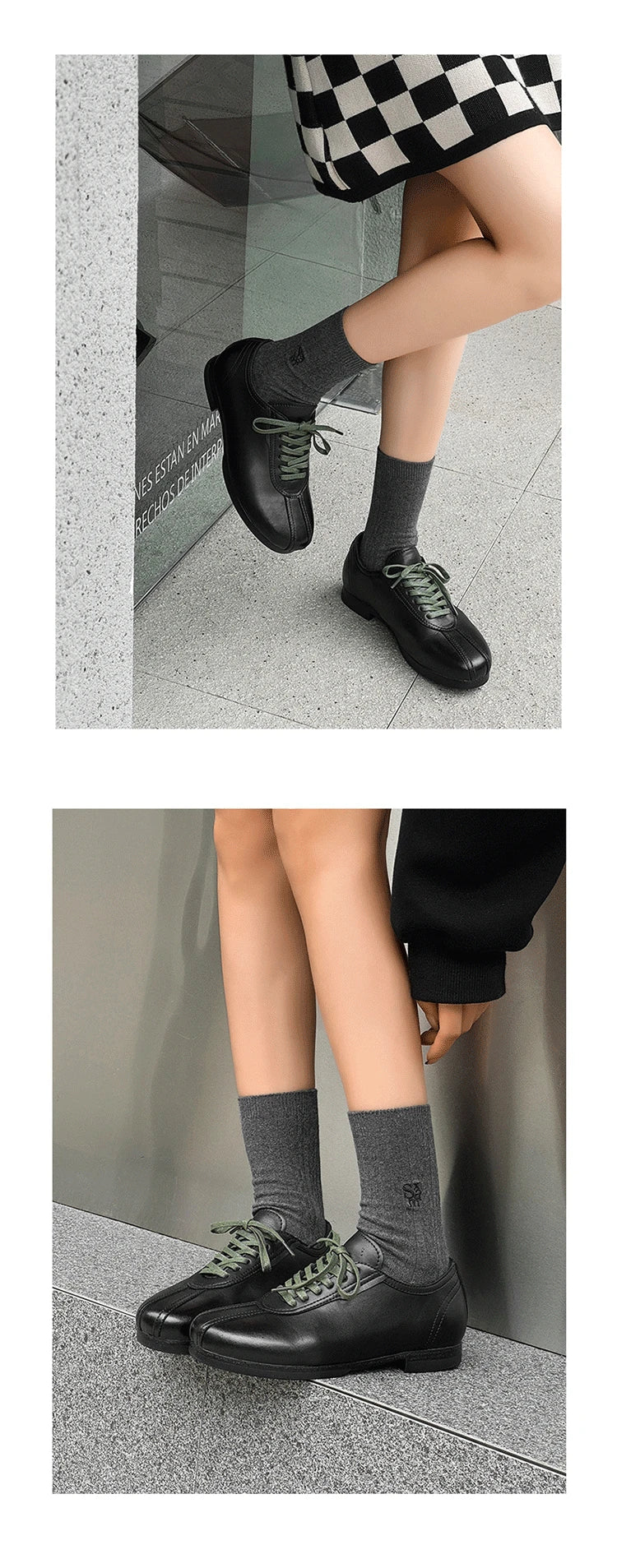 Vintage Casual Leather Shoes Men Women Streetwear Fashion Lightweight Commute Business Leather Derby Shoes