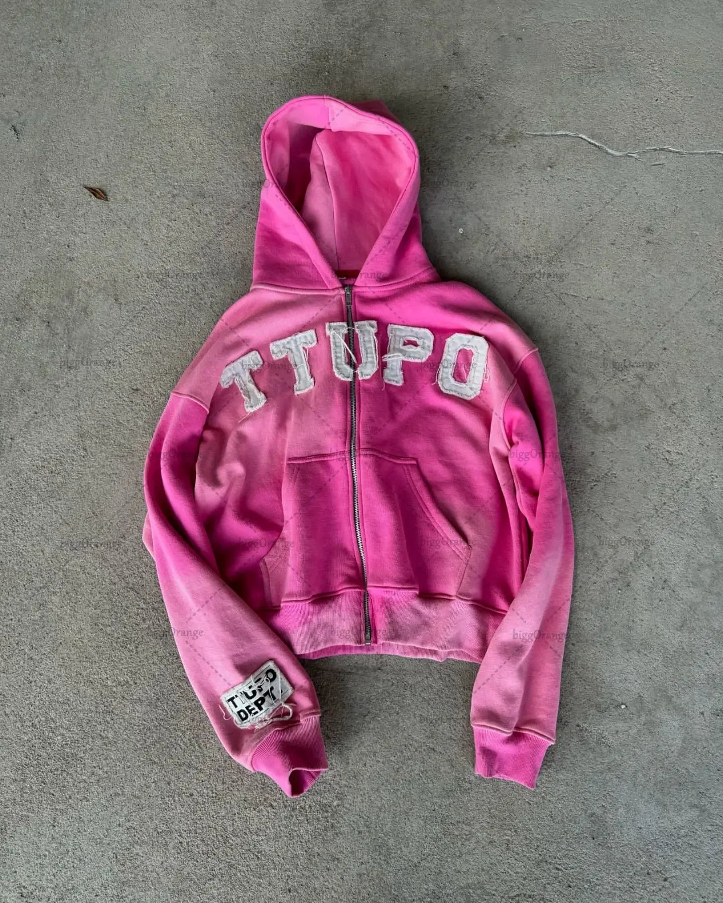 European And American Streetwear Colorful Retro Harajuku Letter Embroi