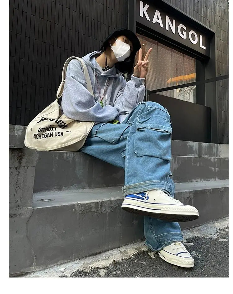 2024 New American Retro Ins Velvet Printed Hooded Sweatshirt Winter Warm Men and Women Personalized Y2K Street Hoodie Top