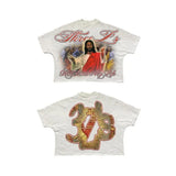 Gothic Graphic tee – 2024Y2K European And American Street Harajuku Retro T Shirt
