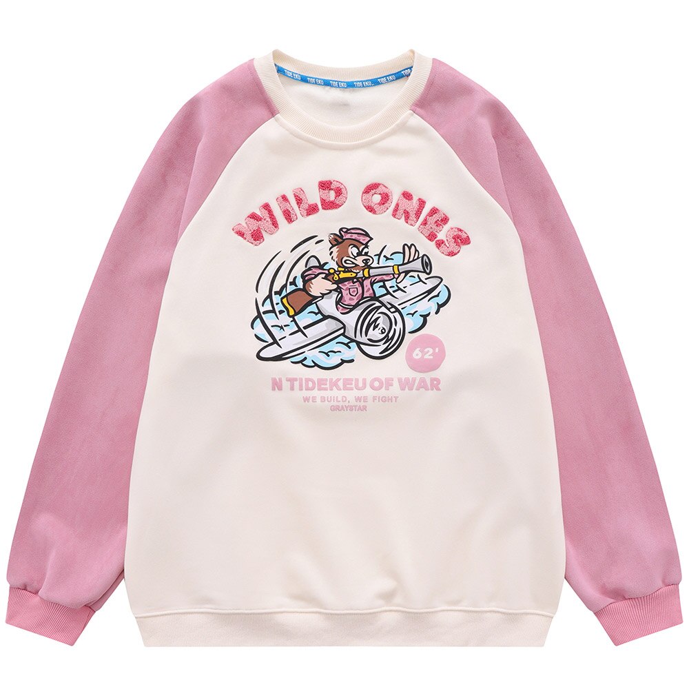 "Wild Ones" Unisex Men Women Streetwear Graphic Sweatshirt Daulet Apparel