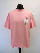Anime Graphic tee – 2024 Summer New Street Style Ice Cream Print Short Sleeve Co